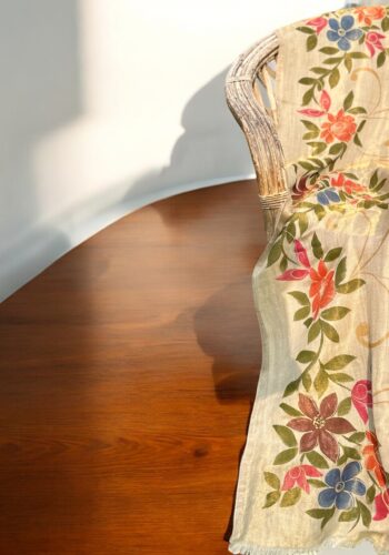 Handpainted Moonlight Shawl