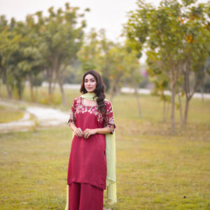 Elaina (01) Luxurious Threadwork Dress