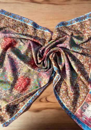 Needle Work Kalamkar Stole