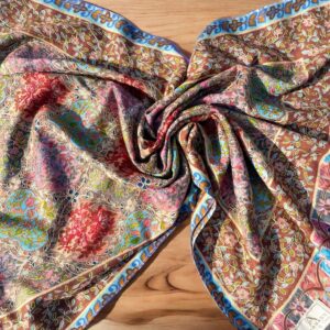 Needle Work Kalamkar Stole