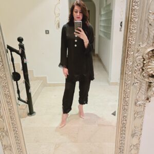 Beautiful Black Cutwork Dress