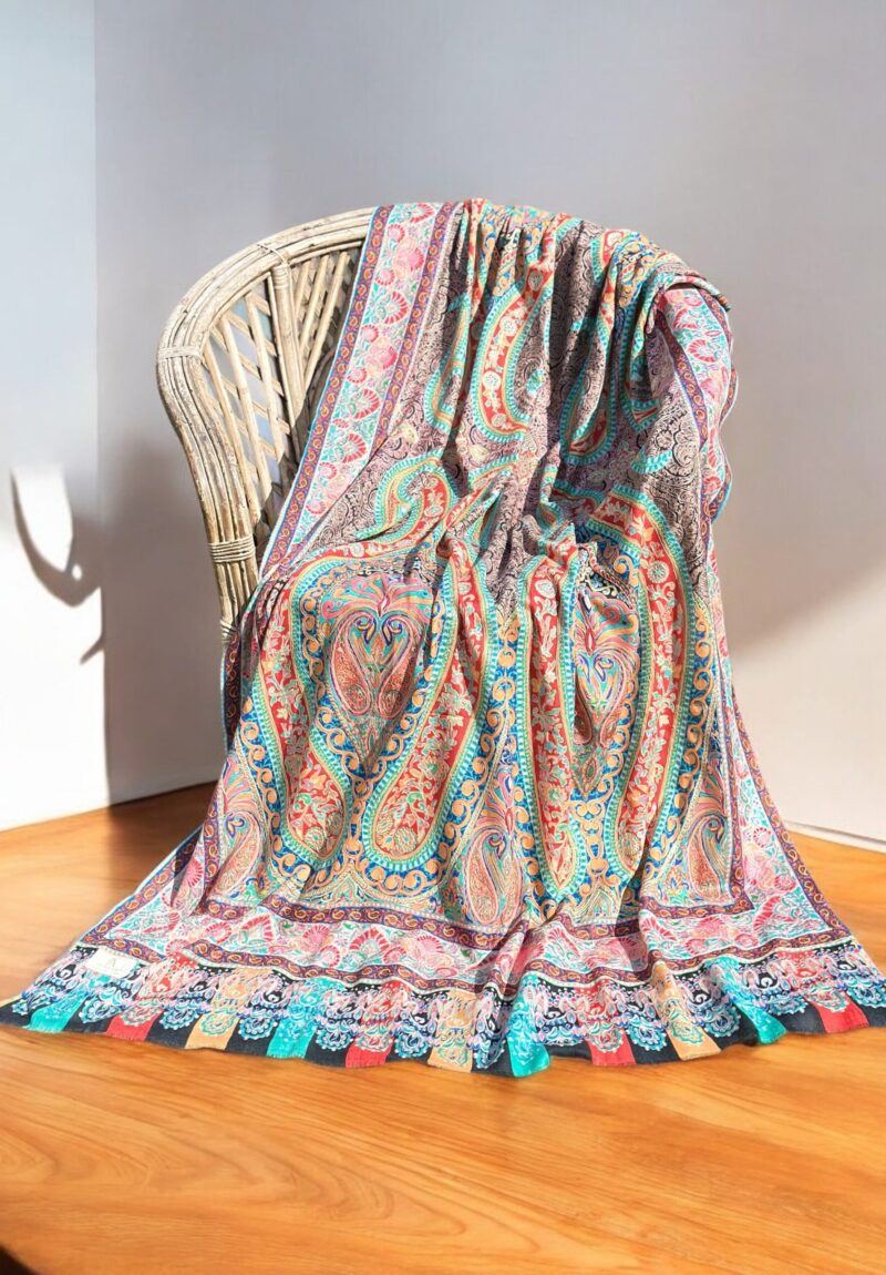 Kalamkar Pure Pashmina Shawl