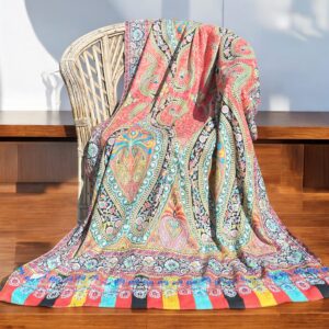 Kalamkari Pure Pashmina Shawl