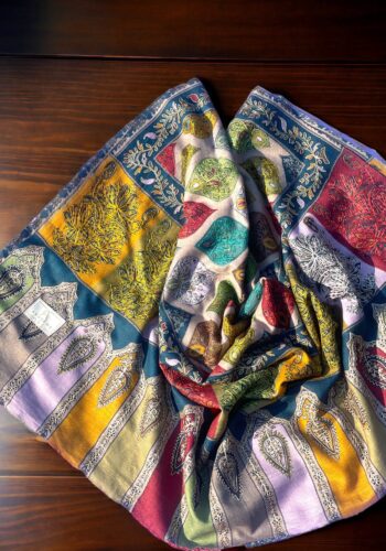 Kalamkar Needle Work Shawl
