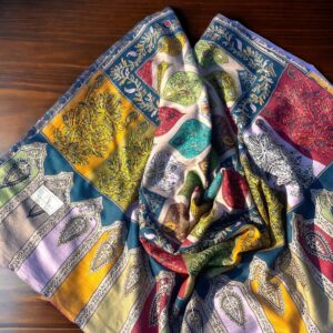 Kalamkar Needle Work Shawl