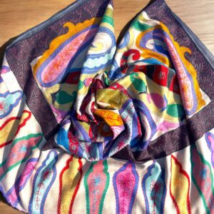 Kalamkar Needle Aari Work Shawl