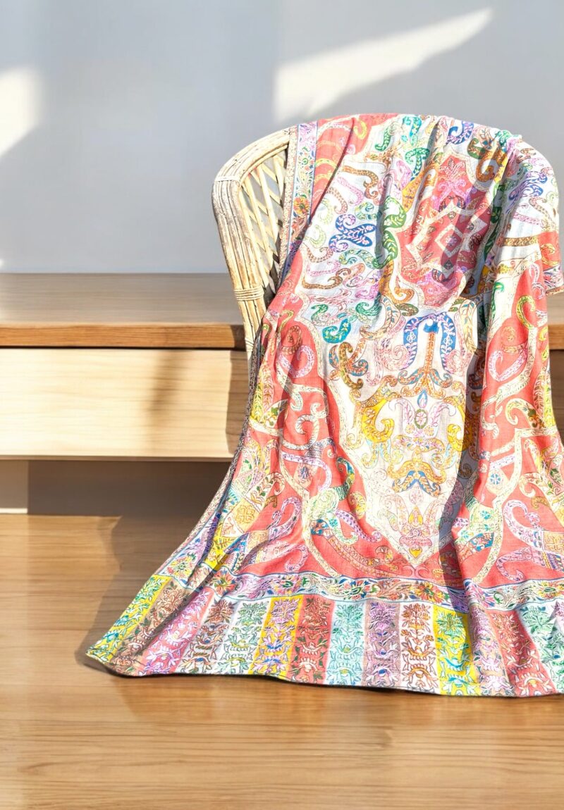 Pure Pashmina Kalamkar Shawl