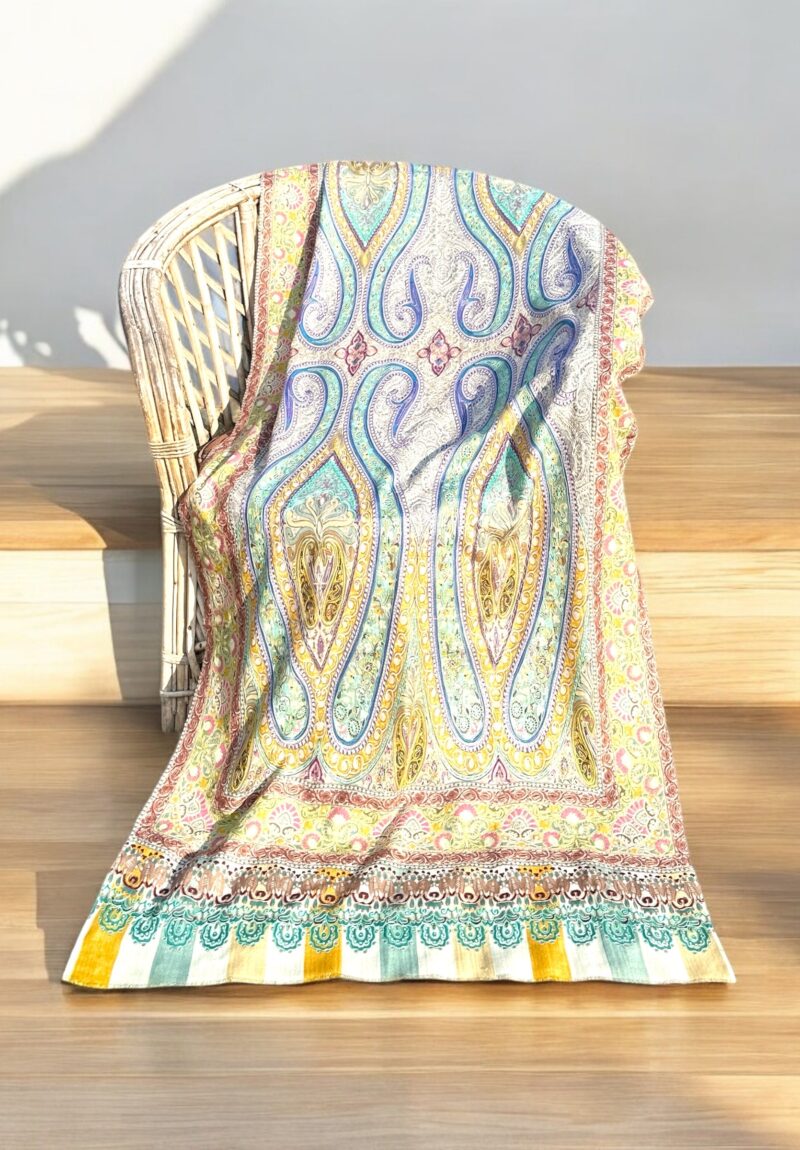 Pure Pashmina Kalamkar Stole
